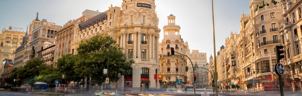Ciudad mediterránea, España